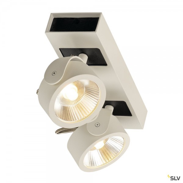 SLV 1000130 Kalu, Strahler, weiß/schwarz, dimmbar C, LED, 34W, 3000K, 2000lm, 60°