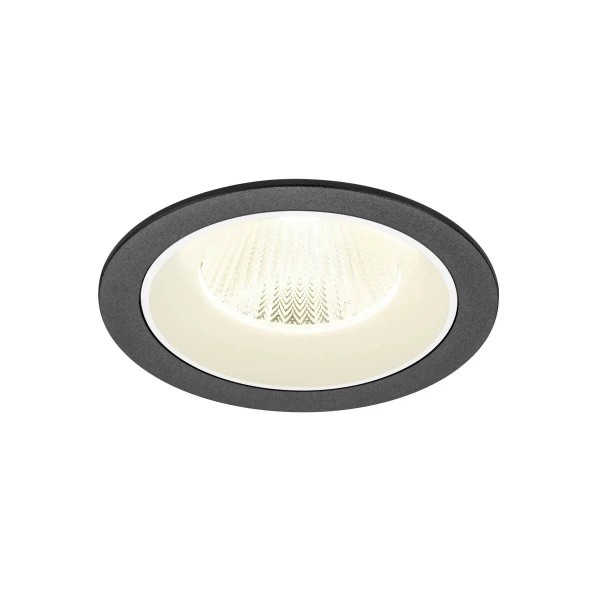 SLV 1009796 Numinos L, LED-Einbauspot, 17W, 4000K, 2700lm, 40°, in schwarz/weiß