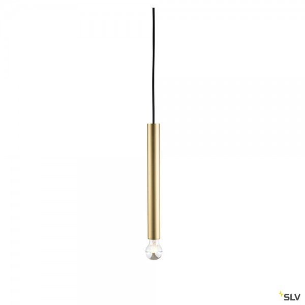 SLV 1002564 Fitu, Pendelleuchte, 500cm, gold, ohne Rosette, E27, max.60W