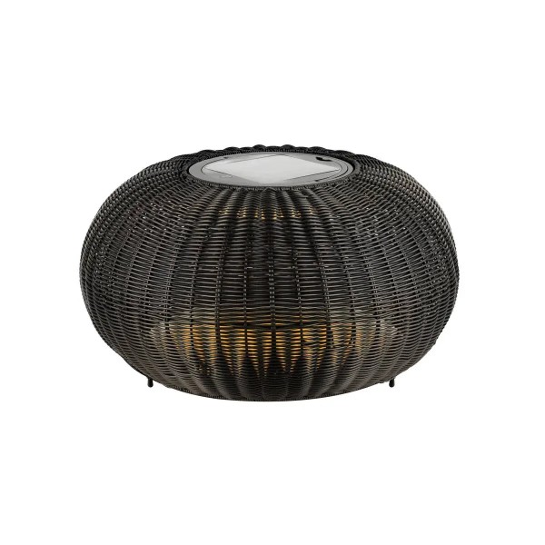 SLV 1008388 Adegan Flat, LED Solar Stehlampe Outdoor, DIM, IP65, 4W, 2200K, in schwarz