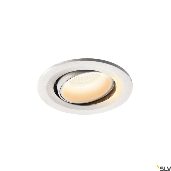 SLV 1005329 Numinos Move S, Deckeneinbauleuchte, weiß, LED, 8,6W, 2700K, 720lm, 20°