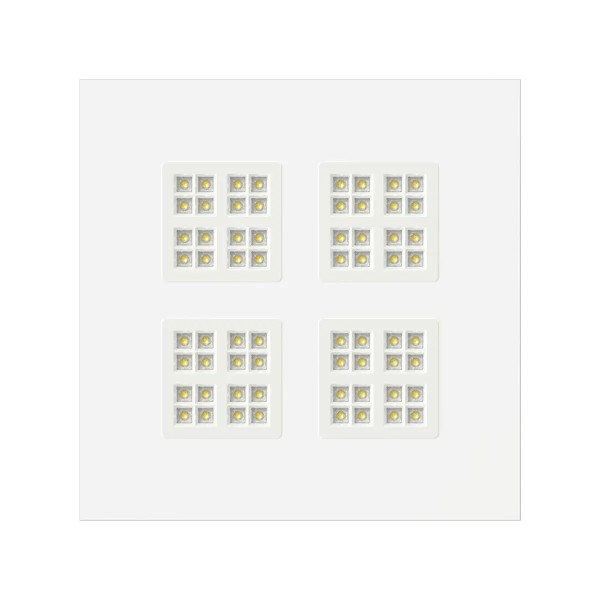 SLV 1010121 Pavanno, LED-Panel 62x62cm, weiß, UGR19, 17-40W, CCT 3/4/5K, bis 180 lm/W