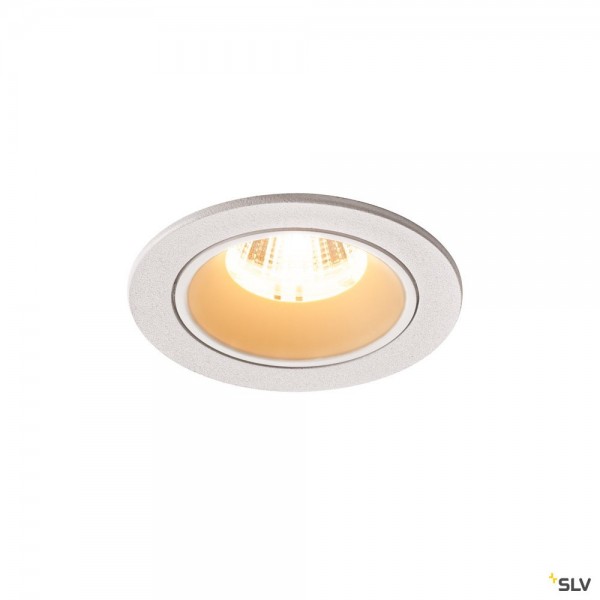 SLV 1003809 Numinos S, Deckeneinbauleuchte, weiß, LED, 8,6W, 3000K, 730lm, 40°