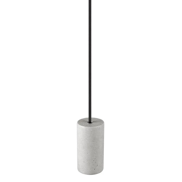 SLV 1010419 Fitu, Pendelleuchte aus Travertin Stein, E27, 500cm, in grau