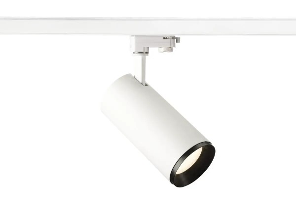 SLV 1004286 Numinos L, 3-Phasen LED-Strahler, dimmbar, 20W, 4000K, 2600lm, 24°, in weiß/schwarz