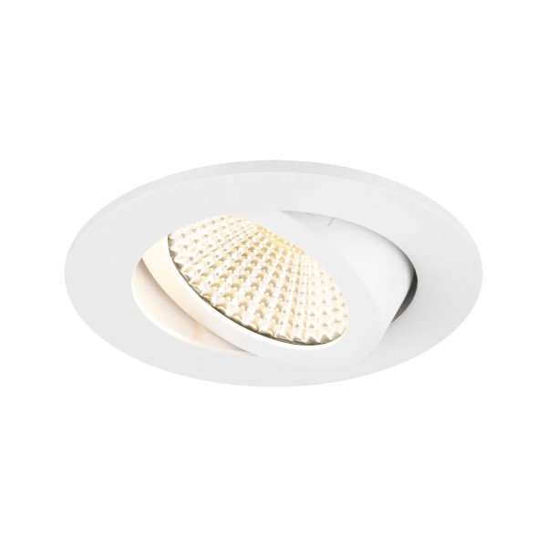 SLV 1007391 New Tria 68, Einbauleuchte, weiß, rund, dimmbar, LED, 8.3W, 3000K, 750lm, 60°