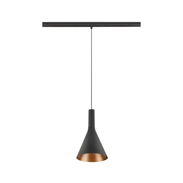 SLV 1007749 Lalu Cone 15, 48V LED-Hängeleuchte, schwarz, DALI, 8W, 3000K