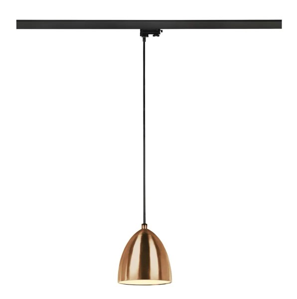 SLV 1002686 Para Cone 14, 3-Phasen Hängelampe, GU10, in kupfer/ weiß