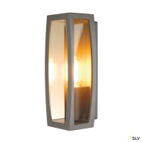 SLV 230655 Meridian Box 2, Wand- und Deckenleuchte, anthrazit, IP54, E27, max.25W SLV 230655 Meridian Box 2, Wand- und Deckenleuchte, anthrazit, IP54, E27, max.25W