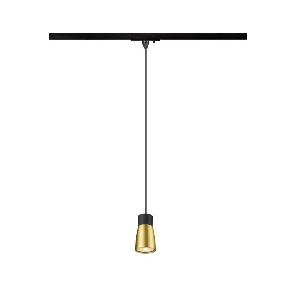 SLV 1008263 Puri 2.0 Dome, 1-Phasen Pendelleuchte, GU10, in schwarz/gold