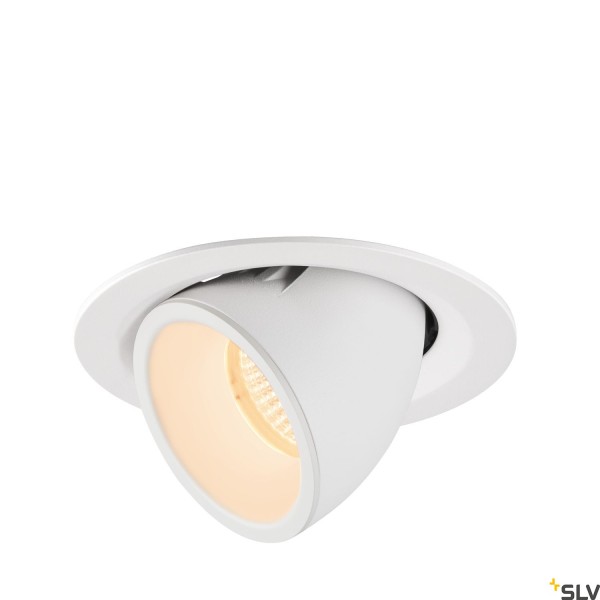 SLV 1005931 Numinos Gimble M, Deckeneinbauleuchte, weiß, LED, 17,5W, 2700K, 1600lm, 20°