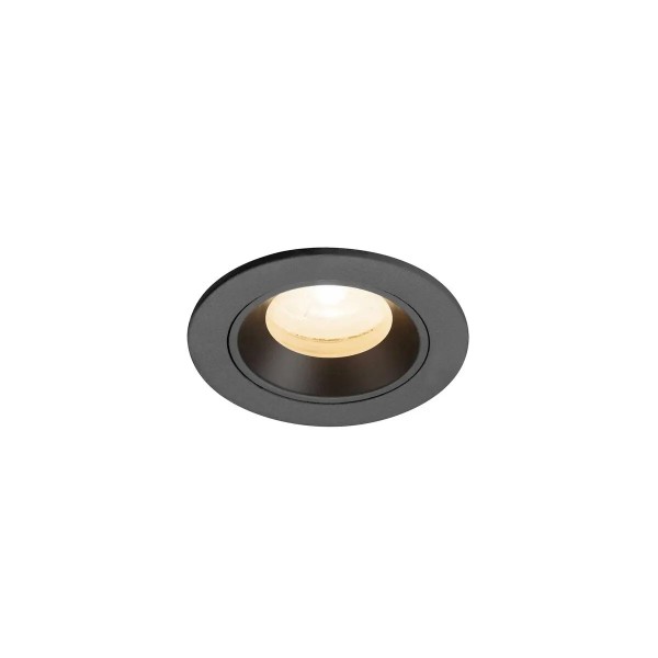 SLV 1009271 Numinos XS, LED-Einbauspot, 6.9W, 2700K, 900lm, 20°, in schwarz