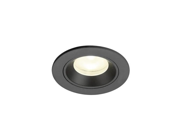 SLV 1009313 Numinos XS, LED-Einbauspot, 6.9W, 4000K, 1000lm, 55°, in schwarz