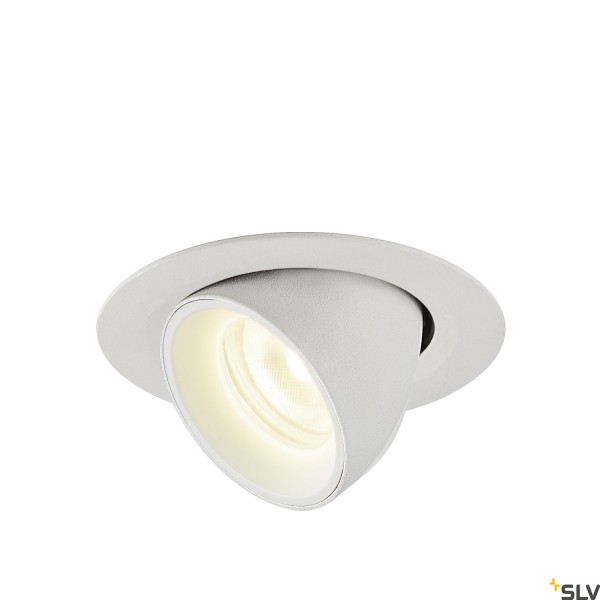 SLV 1005865 Numinos Gimble XS, Deckeneinbauleuchte, weiß, LED, 7W, 4000K, 740lm, 55°