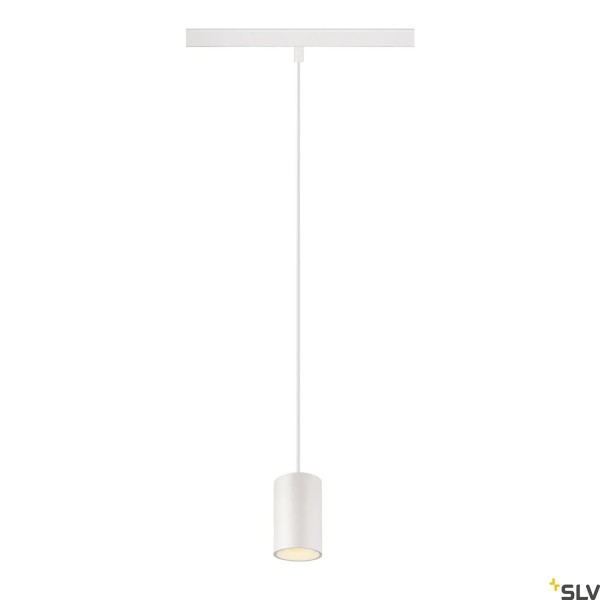 SLV 1006793 Numinos XS, 48V Track, Pendelleuchte, weiß, dimmbar Dali, LED, 8.7W, 3000K, 720lm, 55°