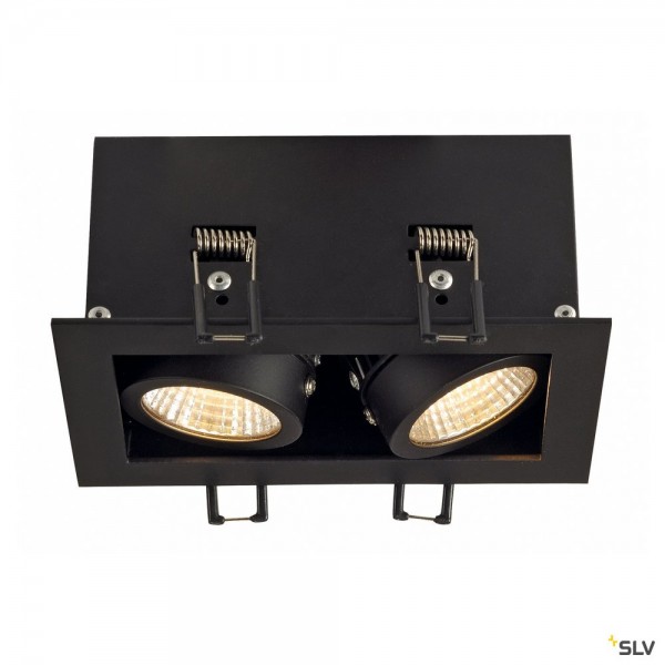 SLV 115710 Kadux 2 Set, Deckeneinbauleuchte, dimmbar L, LED, 15W, 3000K, 1290lm