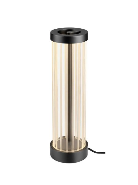 SLV 1008038 Quimera, LED-Tischlampe liniert, 4.3W, CCT 27/3K, in dunkel bronze