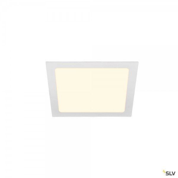 SLV 1003013 Senser 24, Deckeneinbauleuchte, weiß, LED, 12,5W, 3000K, 1200lm