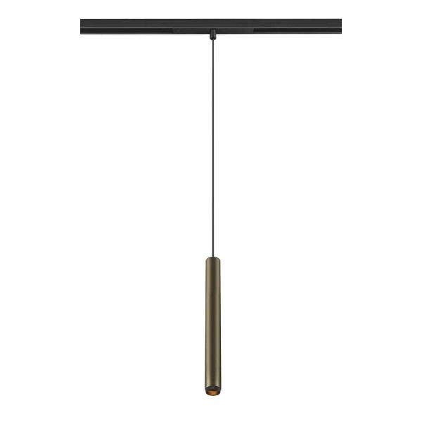 SLV 1008467 Grip! S, 48V LED-Hängeleuchte, Dim to Warm 2-3K, 9.8W, in bronze/schwarz