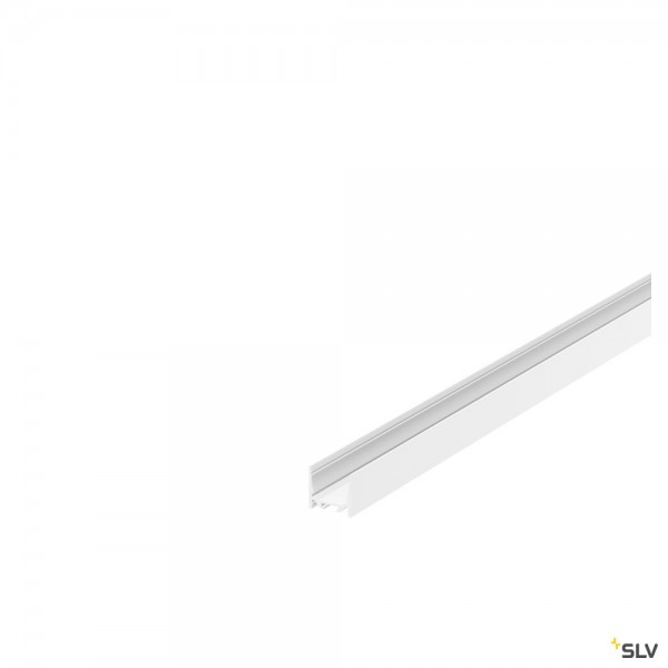 SLV 1000521 Grazia 3532, Aufbauprofil, weiß, B/H/L 3,5x3.2x200cm, LED Strip max.B.2cm