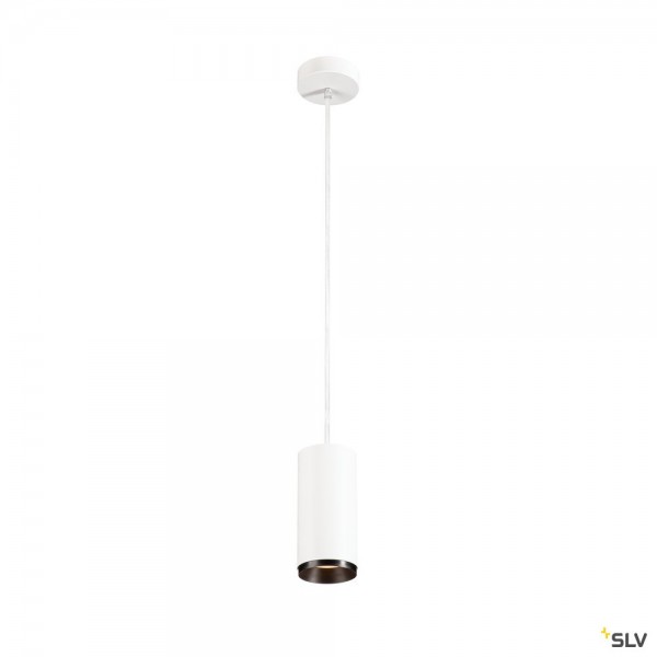 SLV 1004255 Numinos M, Pendelleuchte, weiß/schwarz, dimmbar C, LED, 20,1W, 3000K, 1950lm, 36°