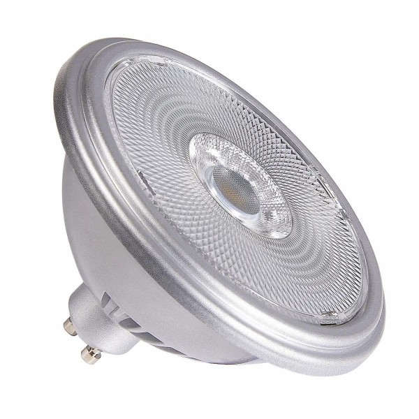 SLV 1005276 Leuchtmittel, silber, dimmbar, QPAR111, GU10, LED, 12.5W, 2700K, 950lm, 30°