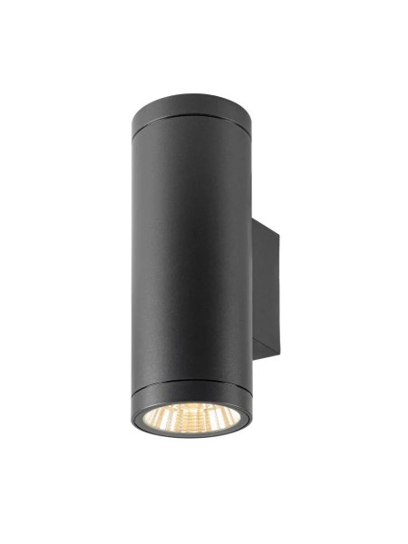 SLV 1010169 Helia Pro L, LED-Außenwandlampe Rund DALI, IP65, 10W, 27K, in anthrazit