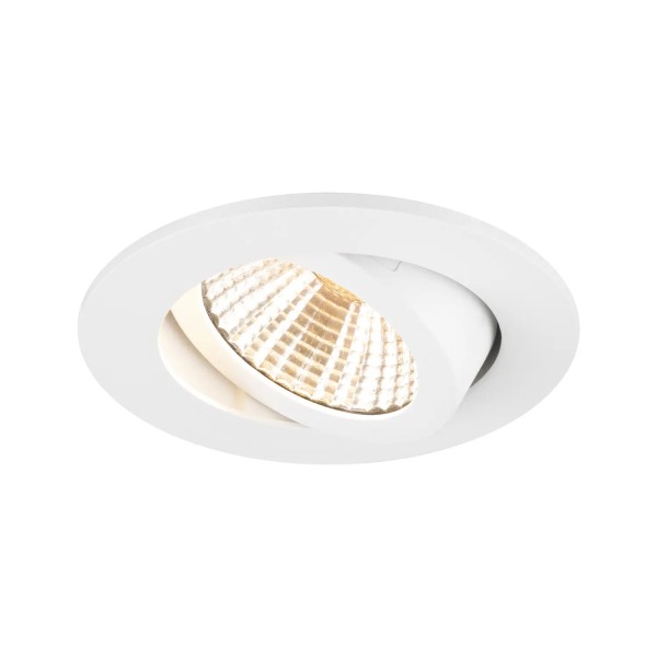 SLV 1007385 New Tria 68, Einbauleuchte, weiß, rund, dimmbar, LED, 8.3W, 2700K, 705lm, 38°