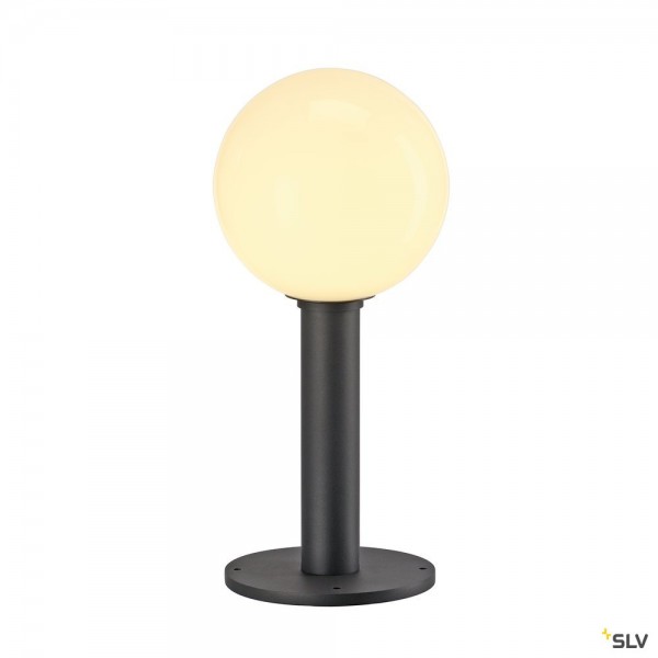 SLV 1002000 Gloo Pure Pole 44, Wegeleuchte, anthrazit, IP44, E27, max.23W