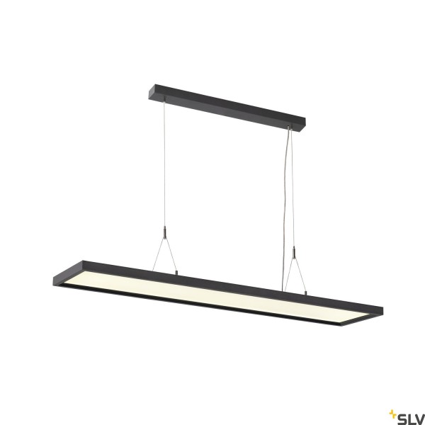 SLV 1005395 Worklight, Pendelleuchte, up&down, schwarz, dimmbar Dali, LED, 57W, 4000K, 5000lm