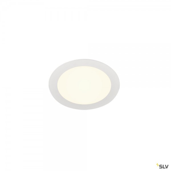 SLV 1004695 Senser 12, Deckeneinbauleuchte, weiß, LED, 9,7W, 4000K, 990lm