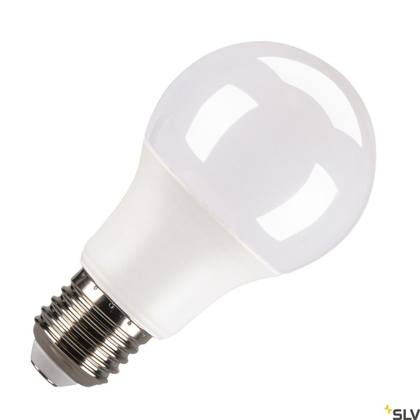 SLV 1005301 Leuchtmittel, weiß, dimmbar, E27, LED, 9W, 2700K, 800lm, 220°