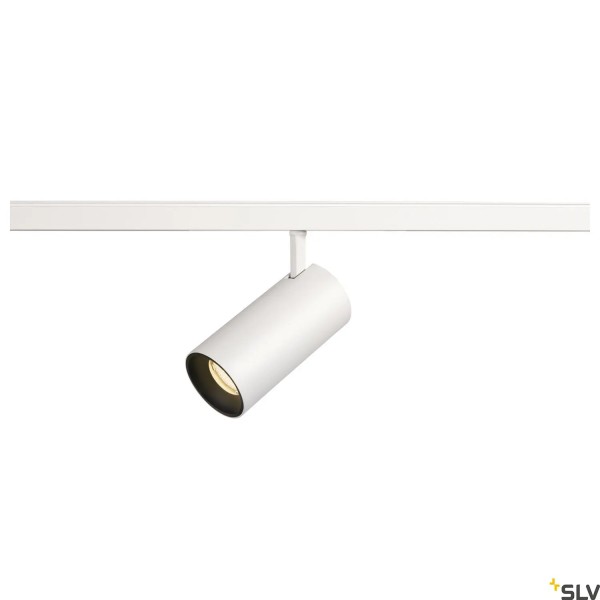 SLV 1006738 Numinos S, 48V Track, Strahler, weiß/schwarz, dimmbar Dali, LED, 16W, 3000K, 1030lm, 55°