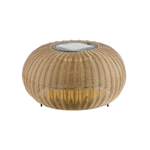 SLV 1008389 Adegan Flat, LED Solar Stehlampe Outdoor, DIM, IP65, 4W, 2200K, in braun