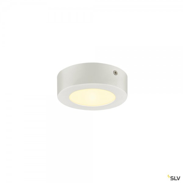 SLV 1003014 Senser 12, Wand- und Deckenleuchte, weiß, dimmbar C, LED, 8,2W, 3000K, 480lm