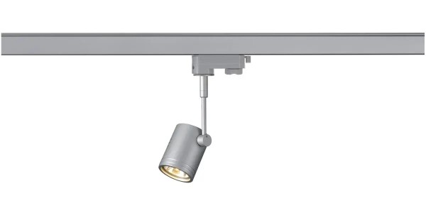 SLV 152242 Bima 1, 3 Phasen Strahler, silbergrau, QPAR51, GU10, max.50W
