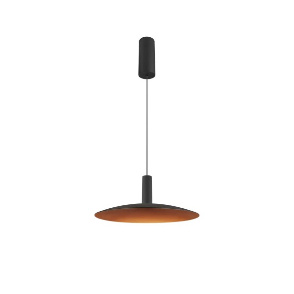 SLV 1007518 Lalu Elypse 33, LED Hängeleuchte, schwarz, bronze, dimmbar, 9.5W, 3000K, 680lm