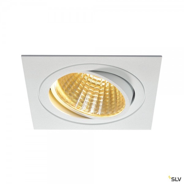 SLV 114281 New Tria 1 Set, Deckeneinbauleuchte, dimmbar 1-10V, LED, 29W, 2700K, 2275lm