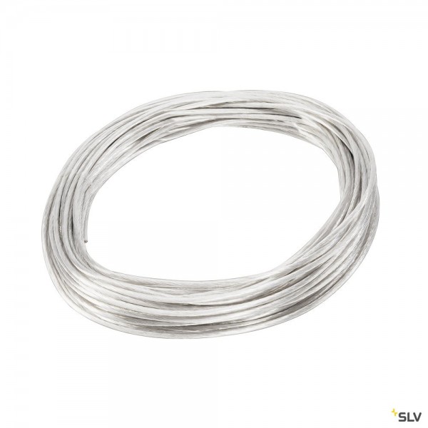 SLV 139031 Seilsystem, Niedervoltseil, 20m/4mm², weiß
