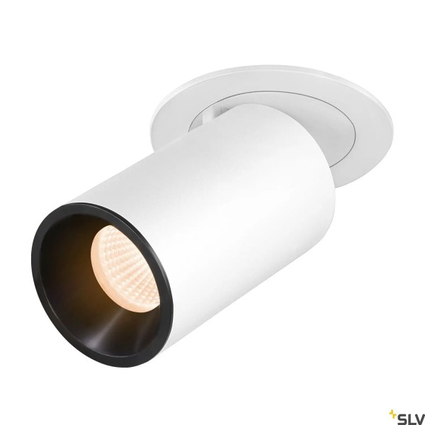 SLV 1006990 Numinos Projector M, Einbauleuchte, weiß/schwarz, LED, 17.5W, 2700K, 1460lm, 55°