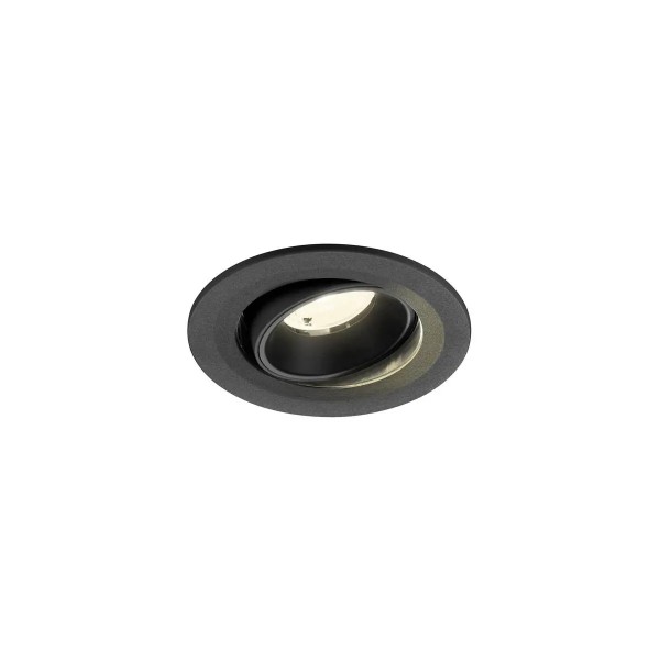 SLV 1009526 Numinos Move S, LED-Einbaustrahler, 6.7W, 4000K, 1050lm, 40°, in schwarz