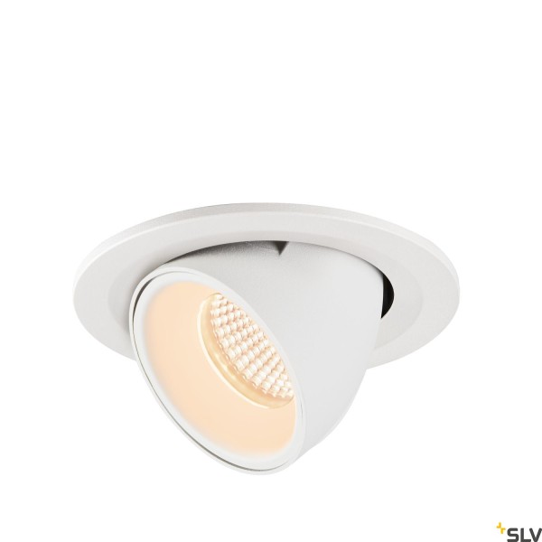 SLV 1005883 Numinos Gimble S, Deckeneinbauleuchte, weiß, LED, 8,6W, 2700K, 720lm, 55°