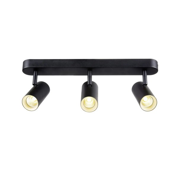 SLV 1008708 Noblo Spot Triple, LED-Strahler, 22W, Dim to Warm 2-3K, in schwarz