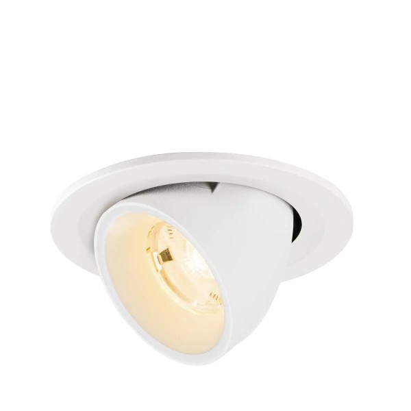 SLV 1009389 Numinos Gimble S, LED-Einbauleuchte, 6.7W, 2700K, 1000lm, 20°, in weiß