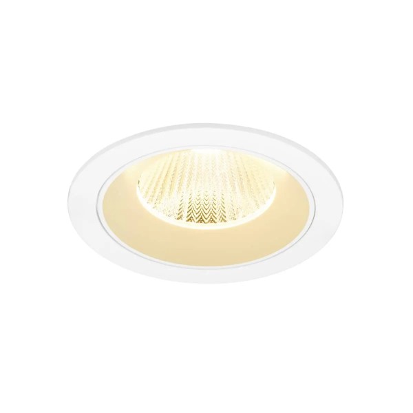 SLV 1009787 Numinos L, LED-Einbauspot, 17W, 3000K, 2500lm, 40°, in weiß