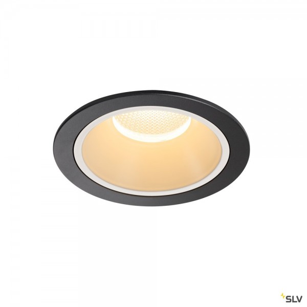 SLV 1004016 Numinos XL, Deckeneinbauleuchte, schwarz/weiß, LED, 37,4W, 3000K, 3550lm, 55°