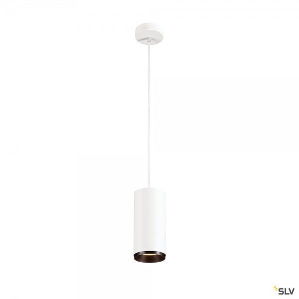 SLV 1004350 Numinos L, Pendelleuchte, weiß/schwarz, dimmbar C, LED, 28W, 3000K, 2430lm, 24°