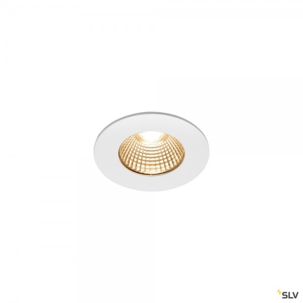 SLV 1002099 Patta-I, Deckeneinbauleuchte, IP65, Dim to Warm C+L, LED, 7,3W, 1800K-3000K, 440lm