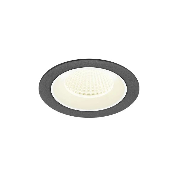 SLV 1009635 Numinos M, LED-Einbauspot, 12W, 4000K, 1900lm, 40°, in schwarz/weiß