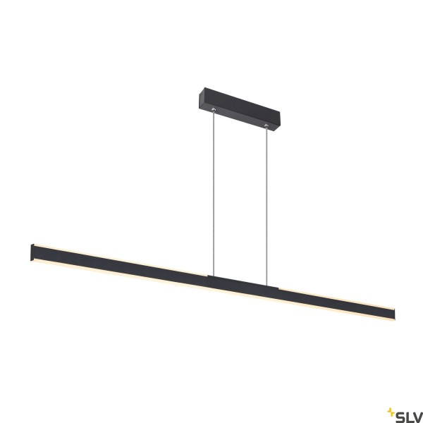 SLV 1006188 One Linear 140, Pendelleuchte, up&down, schwarz, dimmbar, LED, 35W, 2700K/3000K, 1875lm